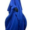 Abaya Bubble Bleu Roi x Maxi Khimar Classique Bleu Roi by Oummi Abi Moi