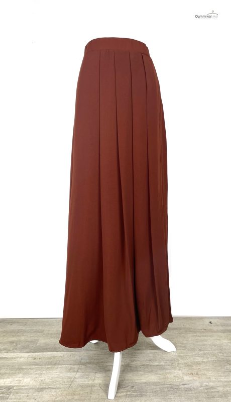 Jupe Longue Portefeuille ONE STEP - Taille 36 - Beige à Plis - En Polyester/coton - Occasion Très Bon état