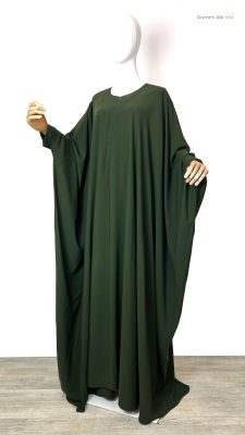 Abaya Saoudienne WhoolPeach Premium Kaki By Oummi Abi Moi