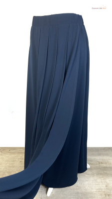 Jupe Portefeuille Premium Bleu Nuit by Oummi Abi Moi