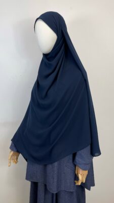Hijab XXL by OAM Bleu Nuit by Oummi Abi MoiHijab XXL by OAM Bleu Nuit by Oummi Abi Moi