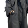 Trench Coat Imperméable Moumoute Noir by Oummi Abi Moi