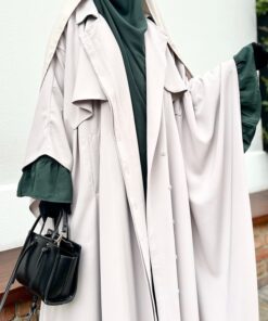 Cape Trench Caviary Premium Greige by Oummi Abi Moi