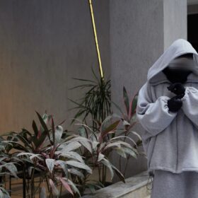 Hoodie Maya Gris Colelction Molleton Hiver Oummi Abi Moi