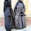 Set Dounia Imperéable Noir et Gris by Oummi Abi Moi