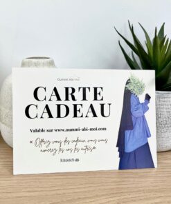 Carte Cadeau Version Physique Recto by Oummi Abi Moi
