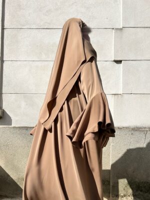 Abaya Fika Taupe Camel Oummi Abi Moi