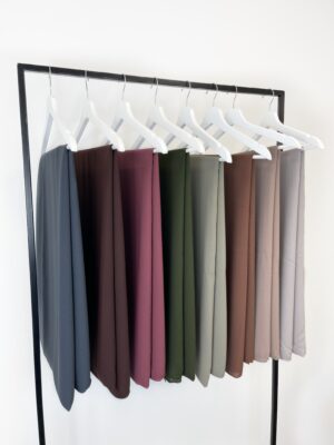 Hijab XXL Oummi Abi Moi Gris Chocolat Kaki Taupe