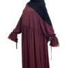 Abaya Rayaana Whool Peach Premium by Oummi Abi Moi Bois de Rose