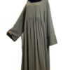 Abaya Rayaana Whool Peach Premium by Oummi Abi Moi Olive