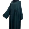Abaya Rayaana Whool Peach Premium by Oummi Abi Moi Vert Intense