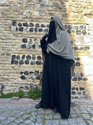 Maxi Hijab XXL by OAM x Abaya Whool Peach Premium Oummi Abi Moi