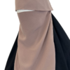Niqab Saoudi Casquette by OAM Taupe Nude