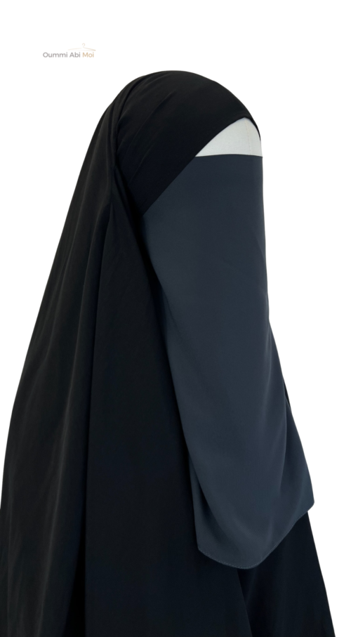 Half Niqab by OAM Gris Foncé
