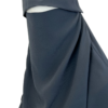 Niqab Saoudi Casquette by OAM Gris Foncé