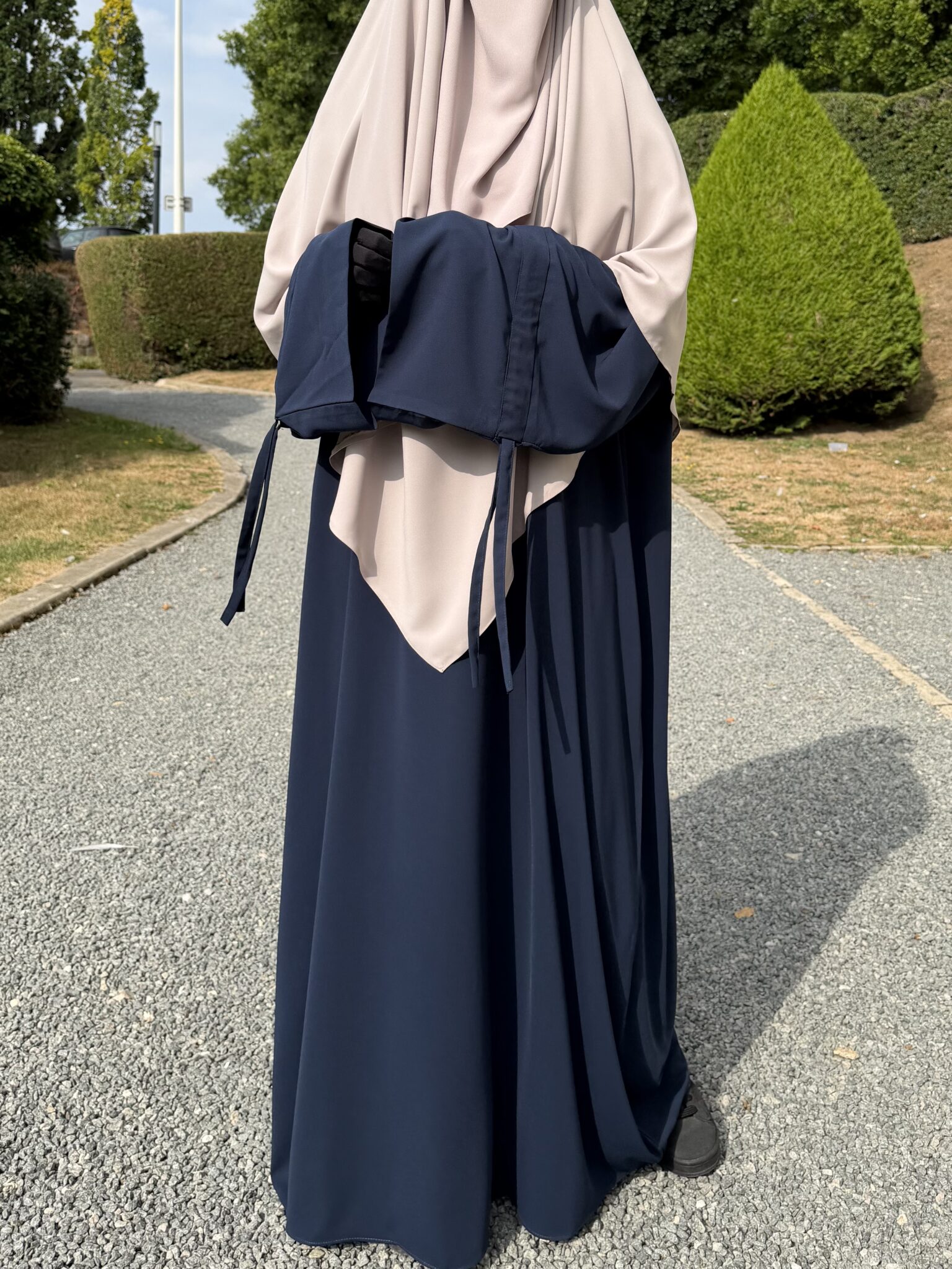 Abaya Rayaa Bleu Nuit