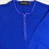 Abaya Bubble Bleu Roi T4 (Fermeture serré au niveau du cou)
